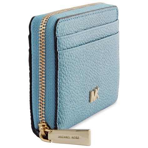 michael kors small wallet blue|Michael Kors Wallet with strap.